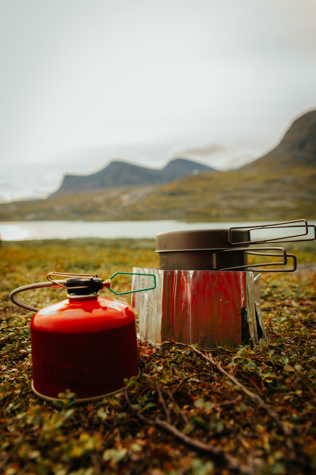 Campingkocher in Schweden auf dem Kungsleden