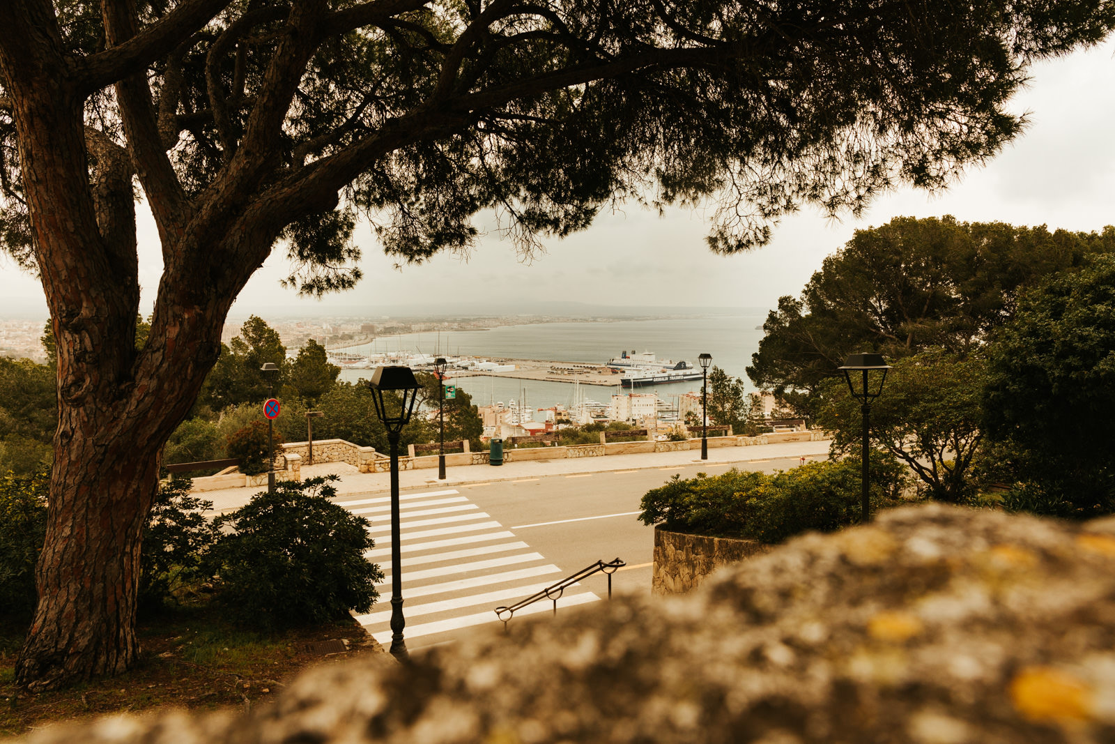 Blick auf den Hafen von Palma de Mallorca